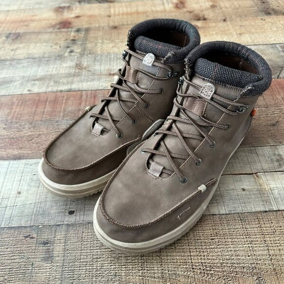 Hey Dude Bradley Mens Size US 14 Boots Brown Suede Casual Comfort Shoes main image 8